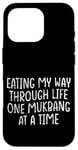 Coque pour iPhone 16 Pro Eating My Way Through Life One Mukbang At A Time --