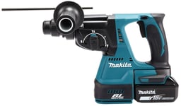 MAKITA DHR242RTJW BORHAMMER LXT 18V 2X5.0AH/DC18RC/DX06/MAKPAC