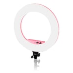 Caruba Round Vlogger 18 inch LED set PRO met tas Pink