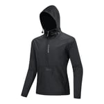 Veste De Cyclisme Imperméable Et Réfléchissante Pour Hommes,Manteau Coupe-Vent Pour Vélo De Route Et Vtt Avec Poche Arrière