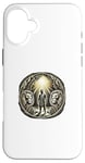 Coque pour iPhone 16 Plus Daniel in the Lion's Den: Faith Defeats Fear Inspirational