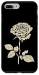 Coque pour iPhone 7 Plus/8 Plus Vintage Botanique Rose Fleur Fille Mignon Floral Plant Mom