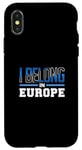 Coque pour iPhone X/XS Europe Lover Italie Allemagne Vacances European Vacay