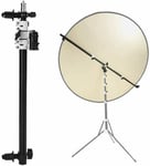 Selens Telescopic Photography Reflector Holder Extendable Boom Arm 360° Swivel