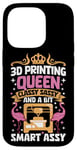 iPhone 14 Pro 3D Printing Queen Classy Sassy 3D Printer Women 3D Printing Case