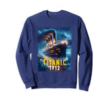 Titanic April 1912 Voyage Historic Cruise and Iceberg Story Sweatshirt