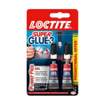 2 tubes Super Glue-3, gel, 3gr