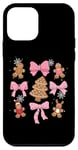 iPhone 12 mini Bow Christmas Coquette Aesthetic Christmas Pjs Gingerbread Case