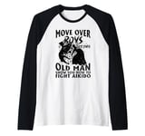 Mens Let This Old Man Show You How To fight Aikido Raglan Baseball Tee