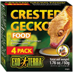 Crested Gecko Food - Ready-To-Eat Food Mash 4-pakning 50g - Reptil - Reptilfôr - Exoterra