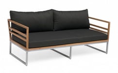 Kaxheden 3-sits Soffa Teak/Alu