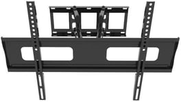 MOOV3785.2 Support TV Mural 37-85¿ Pouces (94-216cm) Orientable et Inclinable Double Fixation Murale télévision Bras Articulé pour télé VESA 400x400-600X400 Charge 50kgs Max.