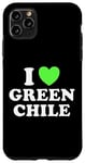 Coque pour iPhone 11 Pro Max I Love Green Chili Nourriture épicée au piment chaud rôti au Nouveau-Mexique