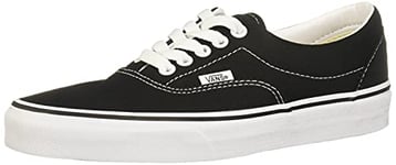 Vans Unisex Era Black/Classic Gum Skate Shoe 6.5 Men US/8 Women US