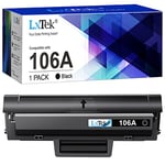 LxTek 106A Compatible Cartouche de Toner Remplacement pour HP 106A W1106A pour Laser 107a 107r 107w MFP 135a 135r 135w 135wg 137fnw 137fwg (Noir, 1-Pack)