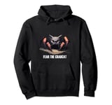 Fear the Crabcat - Funny Crab cat Cryptid Cryptozoology Pullover Hoodie