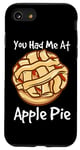 Coque pour iPhone SE (2020) / 7 / 8 You Had Me at Apple Pie American Dessert Tarte aux pommes et au caramel