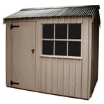 National Trust by Crane Garden Buildings Felbrigg Garden Shed, 2.4 x 3m, FSC-Certified (Scandinavian Redwood)