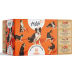 HiLife Adult Wet Dog Food, Mixed Chicken Recipes, Complete Dog Food Pouches, 100% Natural ingredients, Multipack Chicken with Duck, Beef, Tuna, Salmon (32 x 150g Pouches)