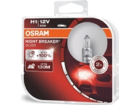 Osram halogenlampa H1 12V 55W P14.5s NIGHT BREAKER SILVER +100% /2 st./
