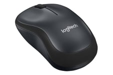 Logitech M220 Silent - mus - 2.4 GHz - träkol