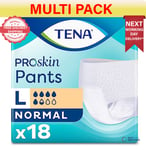 TENA Pants Normal - Large - 4 Pack of 18 - Incontinence Pants - Multi  Pack