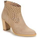 Bottines Myma  7750-MY00-VEL-TAUPE