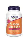 Now Foods - C-1000 Zinc & D-3 - 100 Veg Capsules