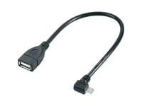 Renkforce Usb-Kabel Usb 2.0 Usb-Micro-B-Hanstik, Usb-A-Hunstik 0.10 M Sort Med Otg-Funktion, Forgyldte Stik Rf-4080777