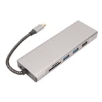 USB C -keskitin M.2-liitäntä SSD-kotelo 8 in 1 100 W 5Gbps siirto alumiiniseoksesta USB C -telakointiasema Winille