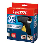 Loctite Hot Melt Glue Gun, All Purpose Hot Glue Gun for DIY, Craft & Repair, High-Strength Glue Gun for Wood, Metal, PVC & More, with 2 Glue Stick Refills, Black