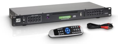 LDCDMP1 LECTEUR MULTIMEDIA RACKABLE CD/USB/MP3/SD AVEC TELECOMMANDE LD SYSTEMS