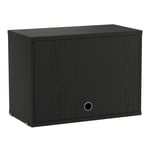 String - String Cabinet with Flip Door w58 x d30 x h37 cm 1-pack 58x42x30 Black Stained Ash - Hyllor och hyllsystem - Svart - Trä