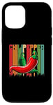 Coque pour iPhone 12/12 Pro Vintage Chili-Peppers Red Hot Vintage Poivrons Légumes