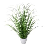Gasper 104093-40 Plante Artificielle en Pot en Plastique Blanc Vert Hauteur 50 cm