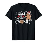 I Teach The Smartest Cookies Christmas Gingerbread Kids Boys T-Shirt