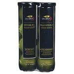 Wilson Unisex-Adult Tennis Balls, US Open, 2 Cans with 4 Balls Each, for Hard Surfaces, Yellow, 8 Balls