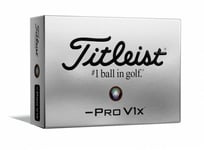 Titleist 2019 Pro V1x Left Dash White - Personligt tryck (3 dussin)