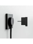 norm Schuko plug, matt black