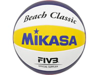 Mikasa Bv551c, 10-Panel Ball, Blå, Vit, Gul, Komposit, Nylon, Utomhus, 66 - 68 Cm, Fivb