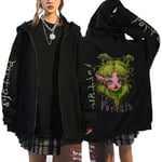 Melanie Martinez Portals Hoodies - Cartoon Zip-Up Tröjor - Hip Hop Streetwear - Överdimensionerade Jackor - Y2K Kläder - Svart7 Black7 S