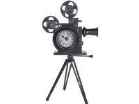 KMTP Retro kamera dekorativ klocka på stativ 53cm