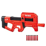 Nerf Fortnite Compact SMG Motorized Dart Blaster, Ultra Red Wrap, 8-Dart Internal Clip, Includes 8 Nerf Elite Foam Darts