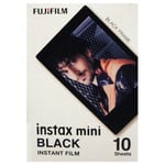 Fuji Instax Mini Film - BLACK FRAME (10 Photos) - Dated 03/2026