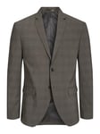 JACK & JONES Men's Jprfranco Blazer Sn Suit Jacket, Falcon/Checks: Super Slim fit, 46R