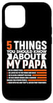 iPhone 15 5 Things You Should Know About My Papa Father's Day Case