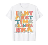 In My First Time Grandpa Era Groovy 1st Time Grandpa Cute T-Shirt