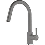 Franke 115.0626.057 Lina - pull-out - stone grey Tap for kitchen sink spout grey-115.0626, Small