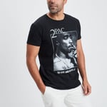 2PAC - t-shirt manches courtes 2pac noir homme