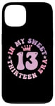 iPhone 13 In My Sweet Thirteen Era 13th Birthday Groovy Retro 13th Case